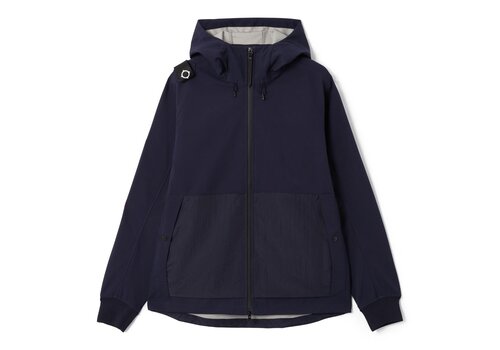 MA.STRUM MA.STRUM full zip hooded softshell jacket Ink Navy