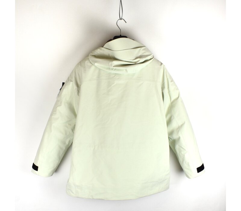 Stone Island shadow project mint green gore-tex opaque r-nylon hooded jacket set S