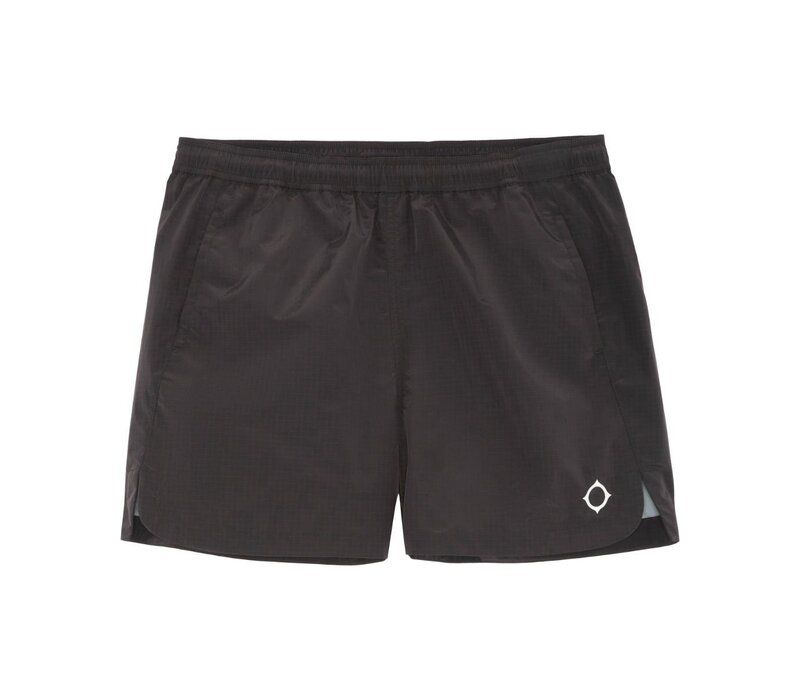 MA.STRUM nylon grid swim short Jet Black