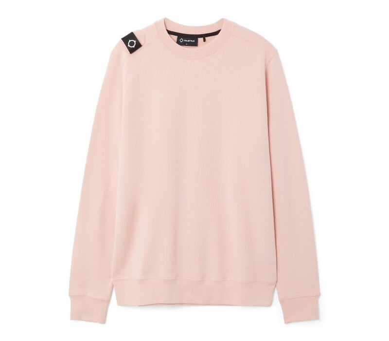 MA.STRUM core crew sweat Mud Pink