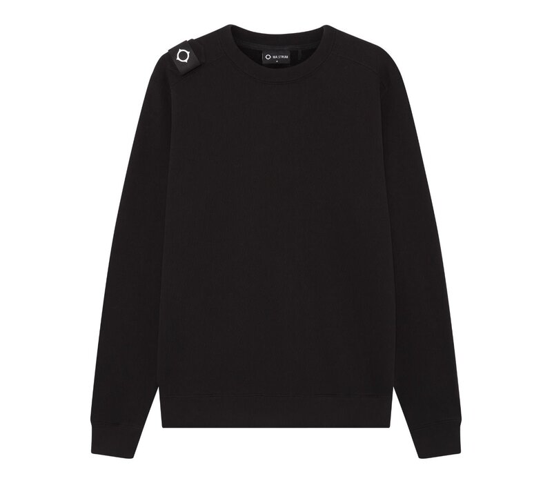 MA.STRUM core crew sweat Jet Black