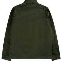 MA.STRUM zip front overshirt Oil Slick Green