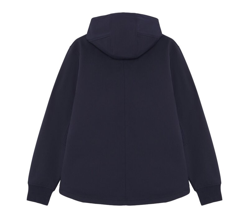 MA.STRUM hooded full zip softshell jacket Dark Navy