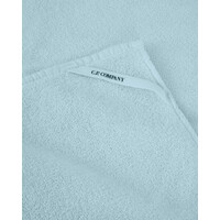 C.P. Company logo cotton beach towel Light Blue