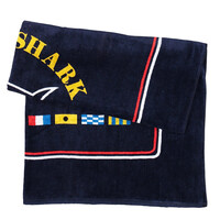 Paul & Shark cotton beach towel Navy