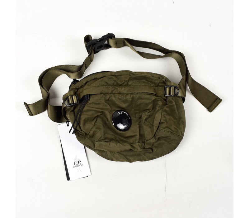 C.P. Company gd nylon b lens waist bag Ivy Green