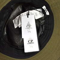 C.P. Company green chrome nylon bucket hat