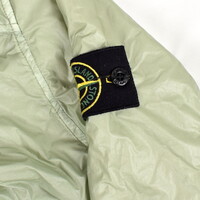 Stone Island green glass hooded jacket XL