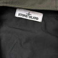 Stone Island green micro reps hooded parka XL