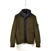 Stone Island brown felt lined presidents knit M