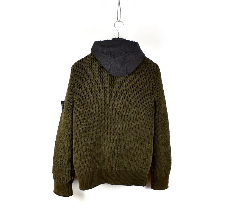 Stone Island brown felt lined presidents knit M