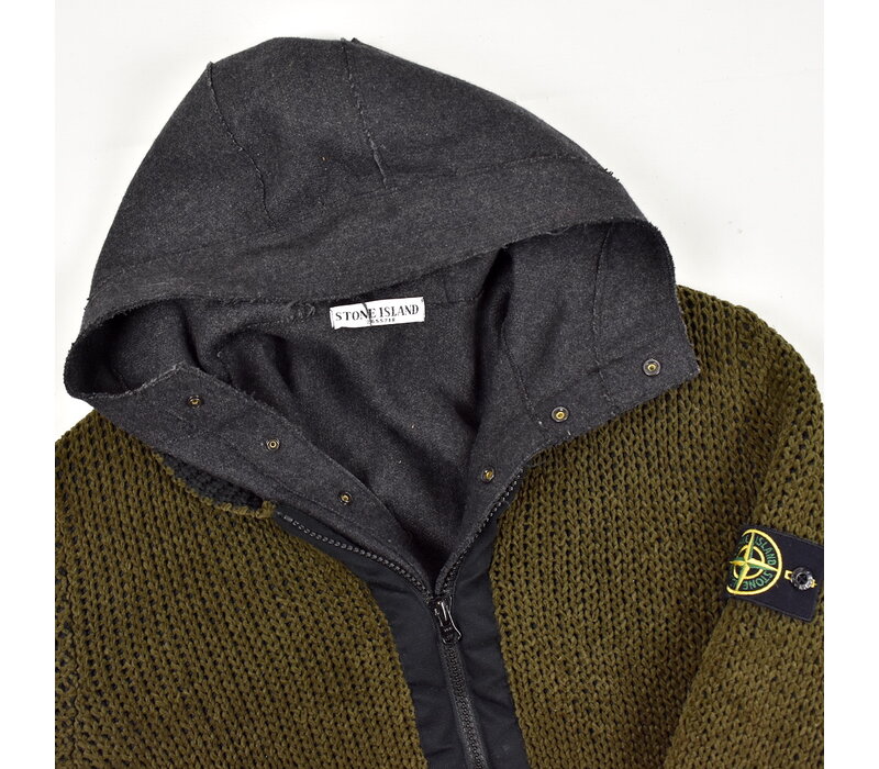 Stone Island brown felt lined presidents knit M
