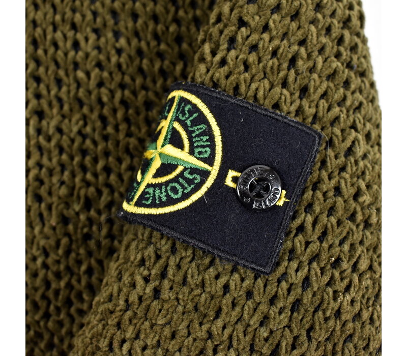 Stone Island brown felt lined presidents knit M