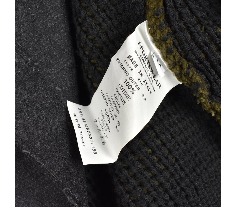 Stone Island brown felt lined presidents knit M