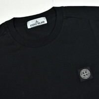 Stone Island black patch program logo long sleeve t-shirt L