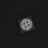Stone Island black patch program logo long sleeve t-shirt L