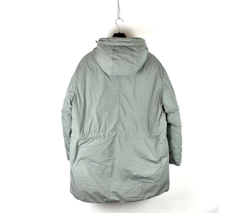 Stone Island light green micro twill down parka XXXL