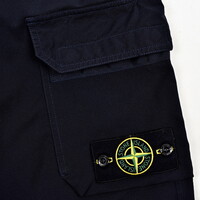 Stone Island black stretch nylon twill pants L