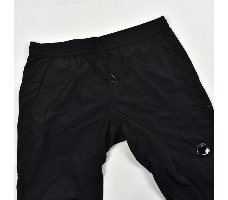 C.P. Company black garment dyed chrome-r lens pocket cargo pants 56