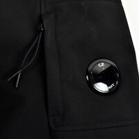 C.P. Company black cp shell lens detail hooded parka size 56