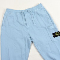 Stone Island baby blue cotton fleece sweat pants XL