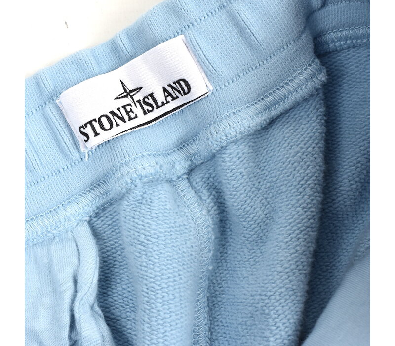 Stone Island baby blue cotton fleece sweat pants XL