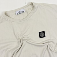 Stone Island beige patch program logo t-shirt XL