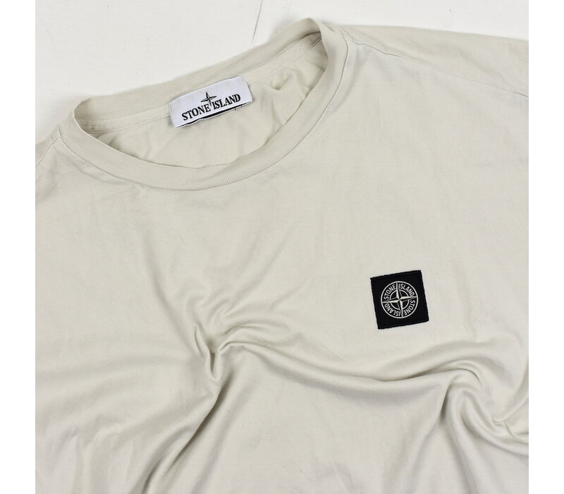 Stone Island beige patch program logo t-shirt XL