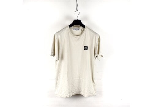 Stone Island Stone Island beige patch program logo t-shirt XL