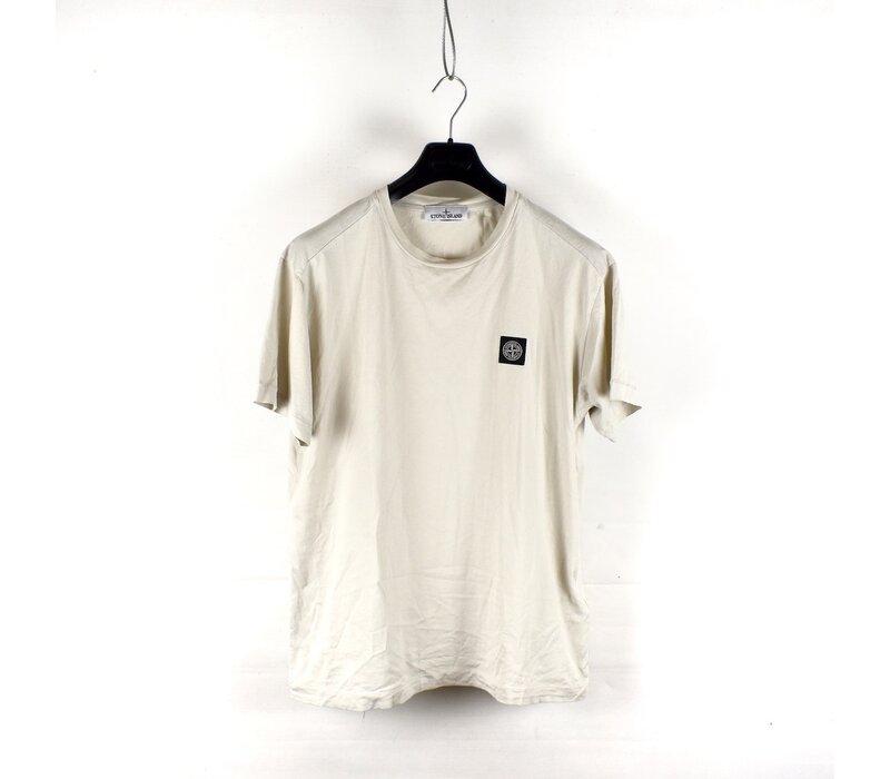 Stone Island beige patch program logo t-shirt XL