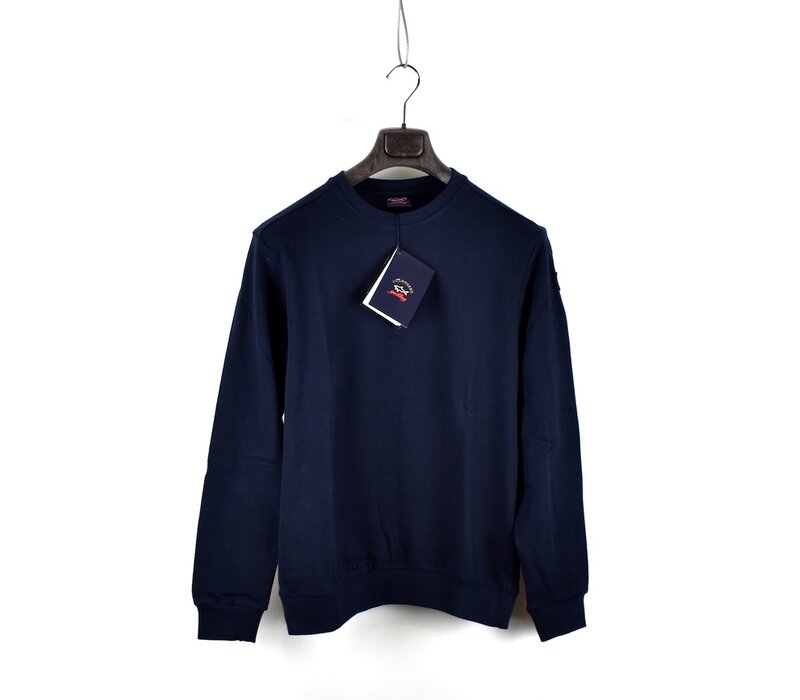 Paul & Shark heritage cotton crewneck sweatshirt Navy