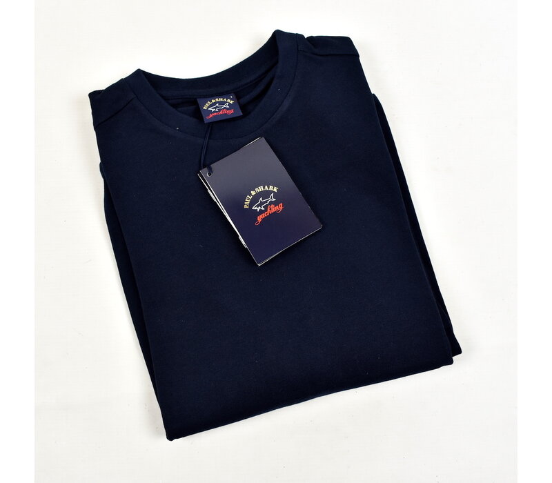 Paul & Shark heritage cotton crewneck sweatshirt Navy