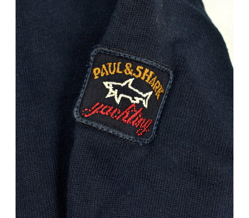 Paul & Shark heritage cotton crewneck sweatshirt Navy