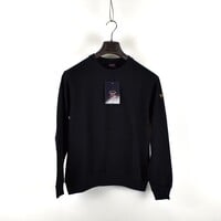 Paul & Shark heritage cotton crewneck sweatshirt Black