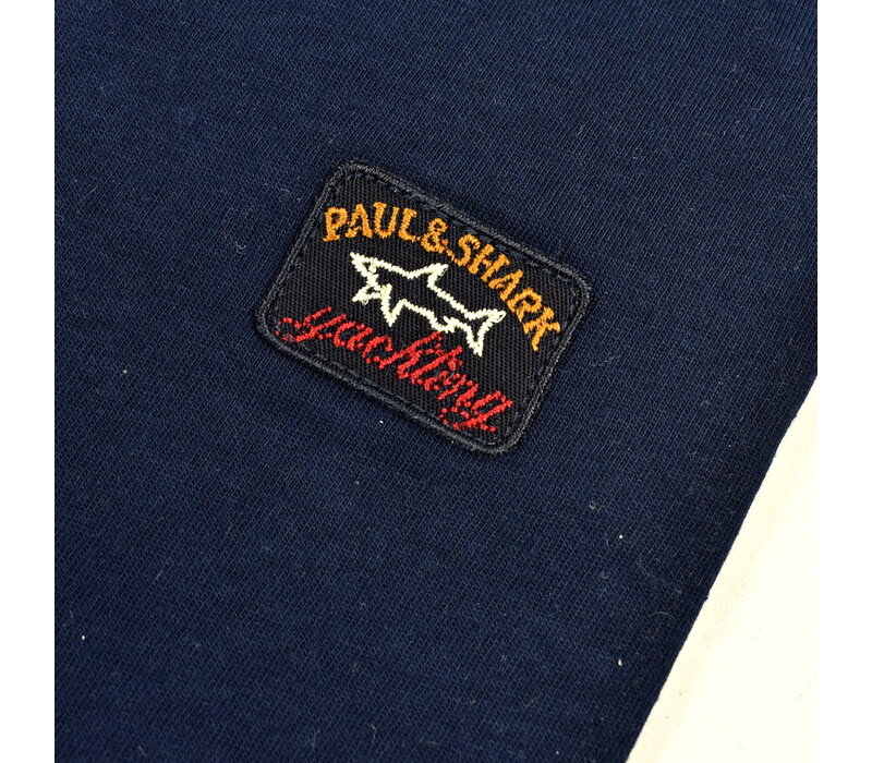 Paul & Shark heritage cotton crewneck sweatshirt Navy
