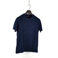 Paul & Shark cotton printed logo crewneck t-shirt Navy