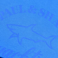 Paul & Shark cotton printed logo crewneck t-shirt Sky Blue