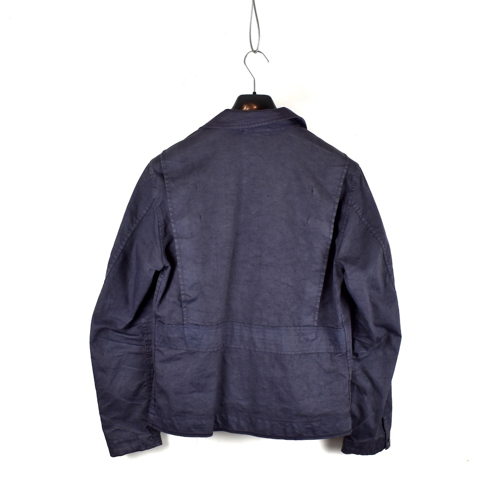 Stone Island grey linoflax shoulder short jacket M - Archivio85