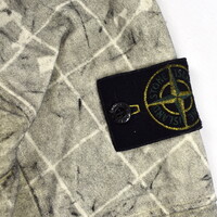 Stone Island dust colour with ghillie laser camo crew neck sweatshirt S