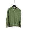Stone Island Stone Island green cotton fleece off dye ovd crew neck sweatshirt M