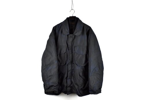 Massimo Osti Archive Massimo Osti Production navy black camo nylon ripstop field jacket 54