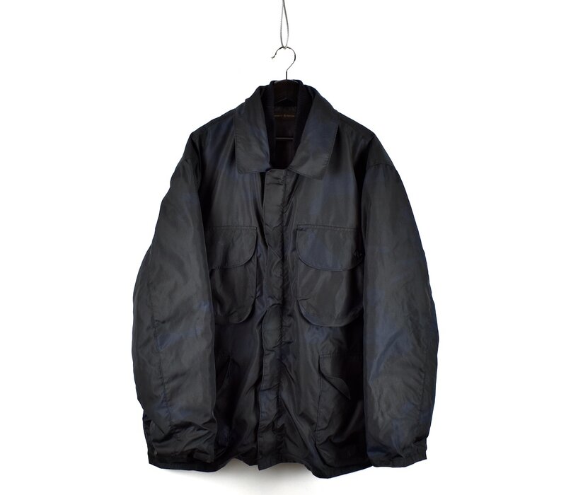 Massimo Osti Production navy black camo nylon ripstop field jacket 54