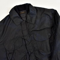 Massimo Osti Production navy black camo nylon ripstop field jacket 54