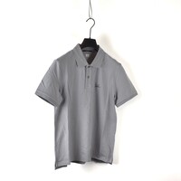 C.P. Company stretch piquet ss polo shirt Grey