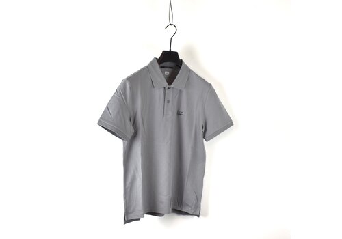 C.P. Company C.P. Company stretch piquet ss polo shirt Grey