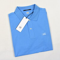 C.P. Company stretch piquet ss polo shirt Blue