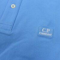 C.P. Company stretch piquet ss polo shirt Blue