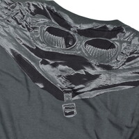 C.P. Company jersey 30/1 goggle hood print crew t-shirt Dark Shadow