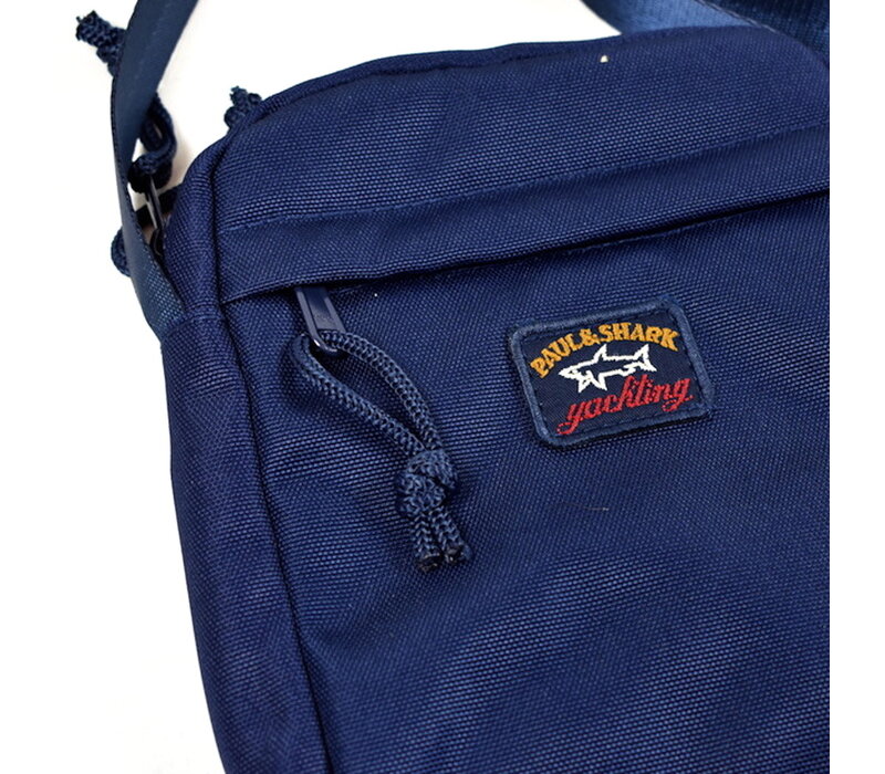 Paul & Shark heritage logo crossbody bag Navy