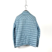 Stone Island blue garment dyed micro yarn down packable jacket L